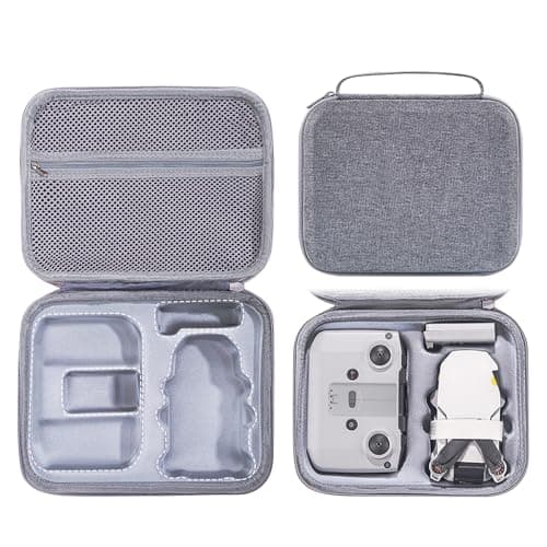 Image of LINGHUANG Mini 4K Case,Mi ni 4K Storage Bag,Waterproof Shockproof Spare Batteries Portable Travel Case for DJI Mini 4K/Mi-ni 2 SE/Mi-ni 2 Drone and Controller Accessories