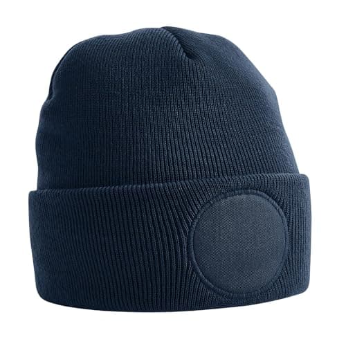 Image of Beechfield - Circular Patch Beanie - French Navy