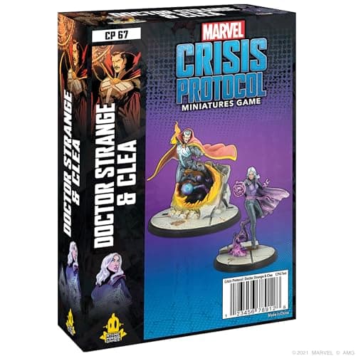 Image of Atomic Mass Games , Marvel Crisis Protocol: Doctor Strange & Clea , Miniatures Game , Ages 14+ , 2 Players , 45 Minutes Playing Time