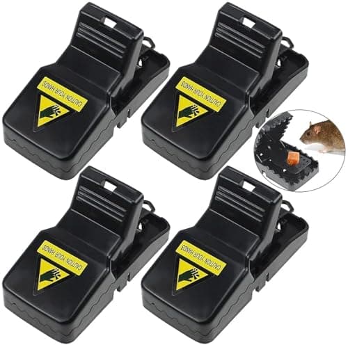 Image of Rat Traps - 4 x Large Heavy Duty Rat Traps That Kill Instantly - Reusable Mouse Trap,Reusable Rat,Mouse Rodent solution Uwenkjie.