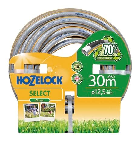Image of HOZELOCK - Select Hose 12.5mm x 15m, Braided Reinforcement, Hard-Wearing Garden Hose, Quality and Durability, Weather-Proof with UV and Frost Protection [100-100-577], Packaging May Vary