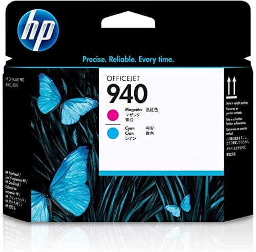 Image of HP 940 Magenta and Cyan Original Printhead (C4901A)