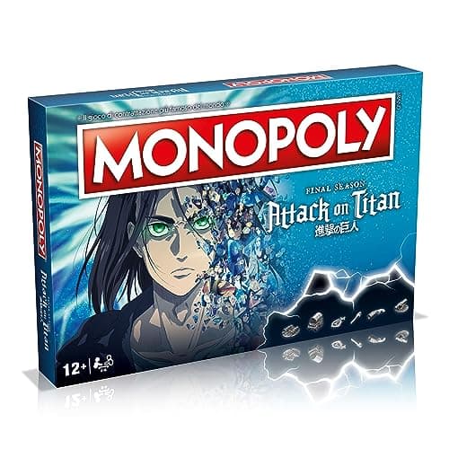 Image of Winning Moves Monopoly Attack on Titan - Board Game for 2-6 Players, Age 12+