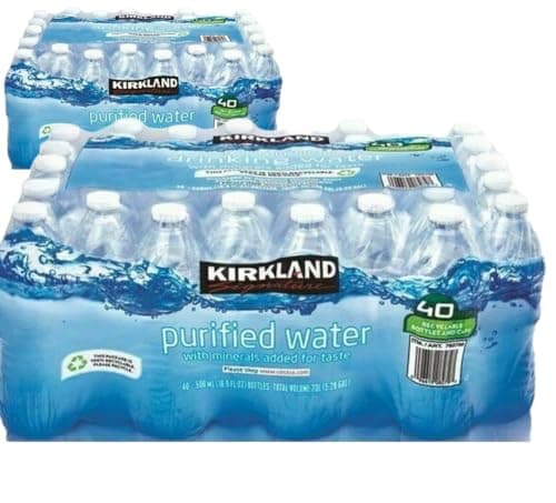 Image of slamtech Kirkland Signature Spring Still Water 500ml, 40 Bottles