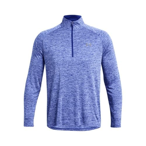Image of Under Armour Men's UA Tech 2.0 1/2 Zip, Lightweight Zip Top, Sweat-Wicking and Quick-Drying Training Top, Long Sleeve Sports Top for Men