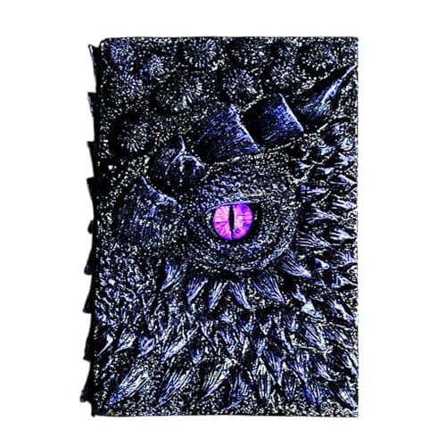 Image of EYE EMBOSSED JOURNAL - Resin Engraved Notebook, Hardcover Writing Sketch Journal, Detailed Embossed Design Feature | Great for Creative Writing, Sketching, Notes,