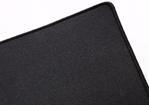 Image of Small Mouse Mat 240x200mm, Ultra Thin Non-Slip Rubber Base Mouse Pad for Laptop Computer, Washable Black Mousepad with Smooth Surface for Precision & Speed, Travel Friendly Office Desk Accessories