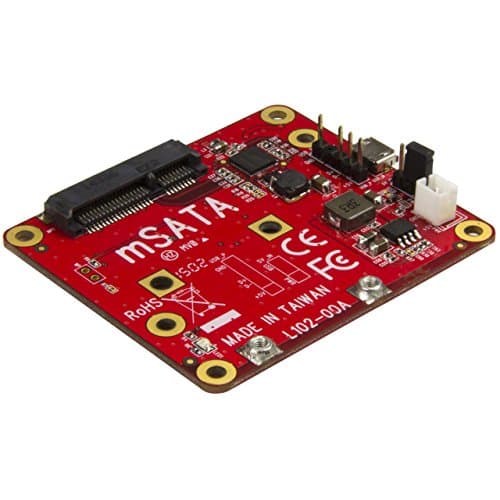 Image of StarTech.com USB to mSATA Converter for Raspberry Pi and Development Boards - USB to mini SATA Adapter for Raspberry Pi (PIB2MS1)