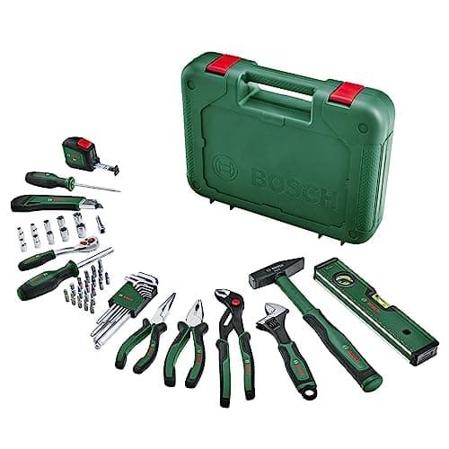 Image of Bosch Advanced 52 Piece Hand Tool Set (Set Tools for Experienced DIY, Long Life, Ergonomic Design)