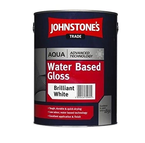 Image of 2.5LTR - JOHNSTONES TRADE AQUA GLOSS BRILLIANT WHITE