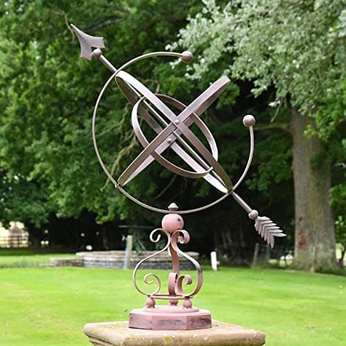 Image of Black Country Metal Works Ltd Wrought Iron Concordia Armillary Scroll Design