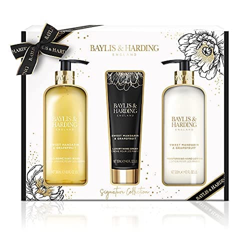 Image of Baylis & Harding Sweet Mandarin & Grapefruit Signature Collection Luxury Hand Care Trio Gift - Vegan Friendly