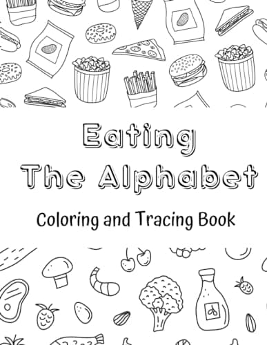 Image of Eating The Alphabet: Coloring and Tracing Book