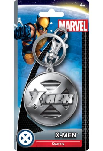 Image of Marvel Pewter Key Ring X-Men Logo