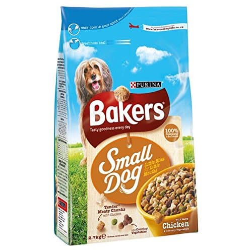 Image of Bakers Small Dog Chicken & Veg Dry Food 2.7kg (PACK OF 2)
