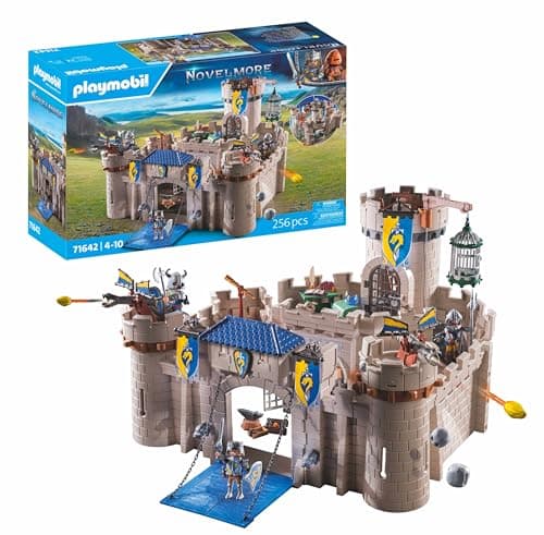 Image of PLAYMOBIL Novelmore 71642 Arwynn's Castle, Includes Three Knights and Numerous Accessories for Realistic Battles, Action-packed Toys for Children from 4 Years