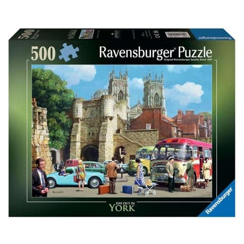 Image of Ravensburger Day Out in York 500 Piece Jigsaw Puzzle for Adults and Kids Age 10 Years Up