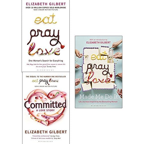 Image of Eat pray love, made me do it and committed 3 books collection set by elizabeth gilbert
