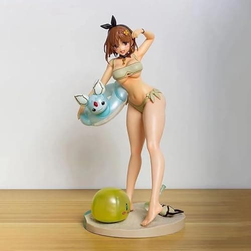 Image of NFsgVCGJ Atelier Ryza 2 Lost Legends The Secret Fairy Ryza - Traje de ba?o blanco ver colecci?n de estatuas de acci?n de anime 28 cm