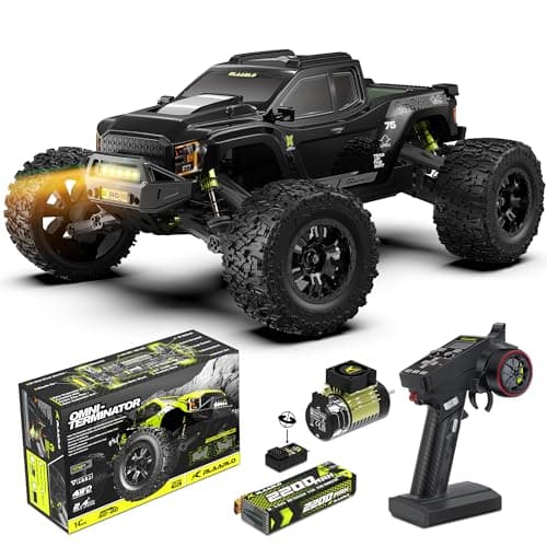 Image of RIAARIO RC Cars Mini 1:10 Brushless RC Car for Adults Max 50 mph All Terrain Hobby Trucks Electric Off-Road Monster Trucks 4WD Remote Control Car Truck Waterproof with Carbon Fiber