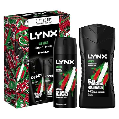 Image of Lynx Africa The O.G. Duo Gift Set Body Wash & Body Spray Deodorant