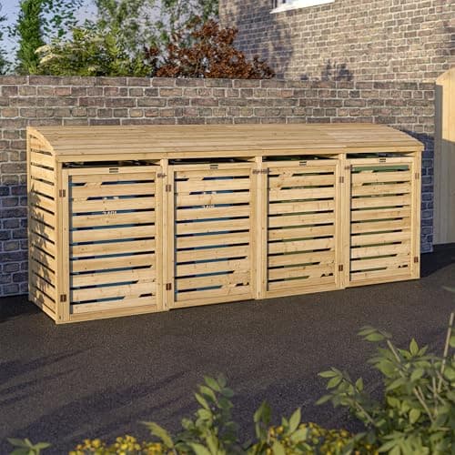 Image of Rowlinson Classic Quadruple Bin Store