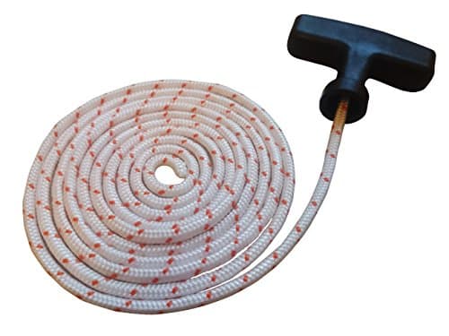 Image of 3.5MM X 2M Recoil pull cord starter rope - Correct thickness for petrol hover lawnmower engines UNIVERSAL