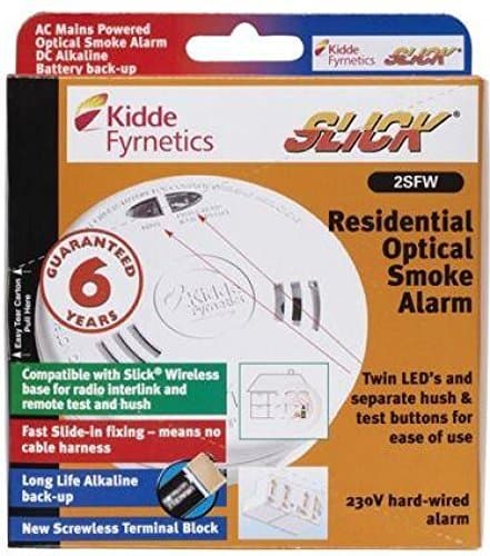 Image of Kidde 2SFW 230V Mains Optical Smoke Alarm with Wi-Fi & Long-Life Battery Back-up