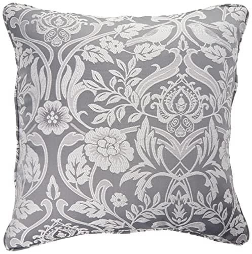 Image of Emma Barclay Eden - Jacquard Cushion Cover in Silver - 17x17 (43x43cm) (EDECCCSIL)
