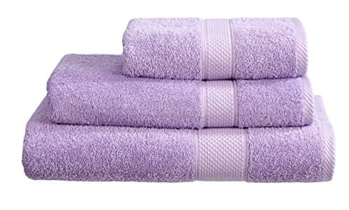 Image of Snugglemore Luxury 500gsm Turkish 100% Cotton Ringspun Towels Pack of 2 Available in Hand, Bath, Bath Sheet, Jumbo Bath Sheet and Bath Mat (Lilac, Hand Towel x 2)