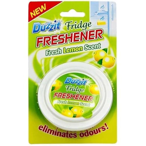 Image of 2x Fridge Deodoriser - Fresh Lemon Scent Fridge Deodoriser Duo - Lasts Up to 3 Months - Fridge Freshener.