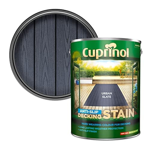 Image of Dulux Cuprinol Anti-Slip Decking Stain - Urban Slate - 5L
