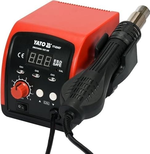 Image of YATO YT-82457 Hot Air Soldering Station with Accessories Electric