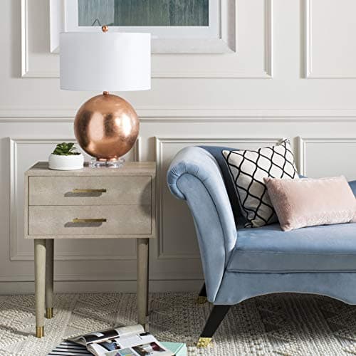 Image of Safavieh Modern Glass Table Lamp, in Copper