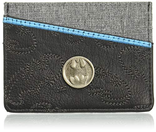 Image of Loungefly x DC Comics Batman Embroidered Batwing Tech Wallet (Black Multi, One Size)