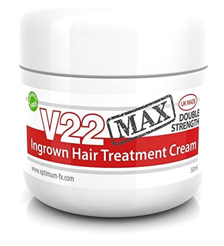 Image of V22 MAX Ingrown Hair Treatment Cream Double Strength Paraben and Cruelty Free - 50ml