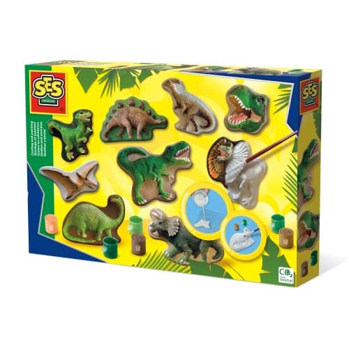 Image of SES Creative 1403 Casting Plaster - Dinosaur World Craft Kit for Kids