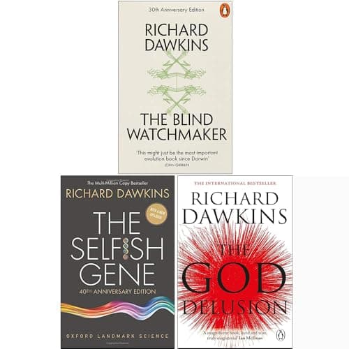 Image of Richard Dawkins 3 Books Collection Set (The Blind Watchmaker, The Selfish Gene, The God Delusion)