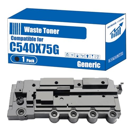 Image of Compatible for Lexmark C540X75G Waste Toner Container CX310N C543DN C544DW CS310DN CS410DTN CS410NW X548DE Printers, High Yield 18000 Pages, Accurate Imaging Rich Colors (1 Pack Black)