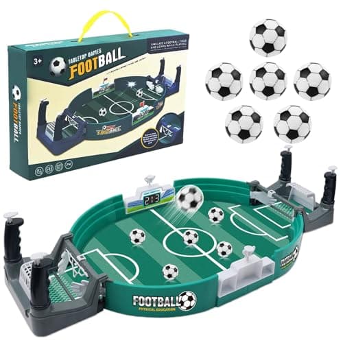 Image of Mini Foosball Table Game for Kids,Football Table Game,Soccer Table Top Football Desktop Sport Foosball Game for Girl Boy, Indoor Outdoor Family Game for Adult Kid Birthday Gift (Blue)