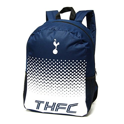 Image of Tottenham Hotspur FC Official Fade Football Crest Backpack/Rucksack (One Size) (Navy/White)
