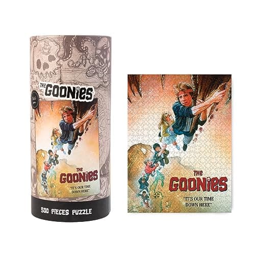 Image of Grupo Erik Puzzle - The Goonies Merchandise | 500 Piece Jigsaw Puzzles 24 x 17 inches - 61 x 45.7 cm | Includes Gift Box & Poster | Home Decor