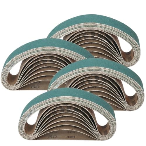 Image of 330 * 30mm Sanding Belts 80/120/240 Grits Wood Soft Metal Polishing Sandpaper Abrasive Bands For Belt Sander Tool For Woodworking, Metal Polishing