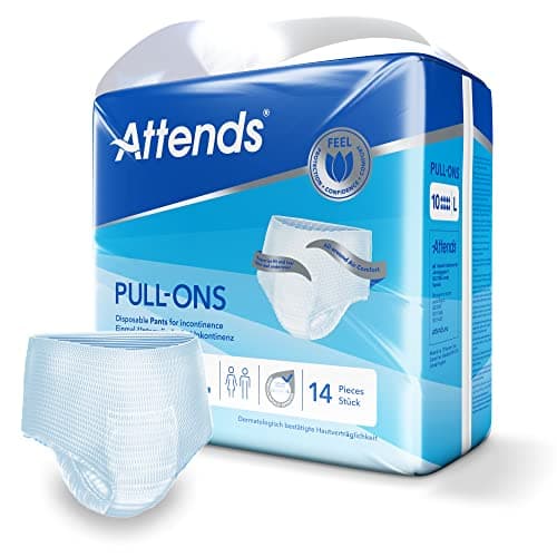 Image of Attends Pull-Ons 10 Large (2100ml) 14 Pack Incontinence Protection