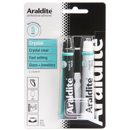 Image of Araldite Crystal Tubes (2 x 15ml) ARA400008
