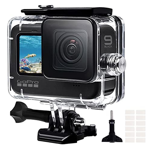 Image of REDTRON Waterproof Housing Case for GoPro Hero 13/12/11/10/9 Black, 60M Diving Protective Housing Shell for GoPro 13/12/11/10/9 Action Camera, Waterproof Protective Case with Quick Release Mount
