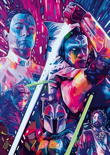 Image of Ravensburger Star Wars Hyperspace Collection – Ahsoka 500 Piece Large Format Jigsaw Puzzle for Star Wars Fans, Teens & Adults, Durable Pieces
