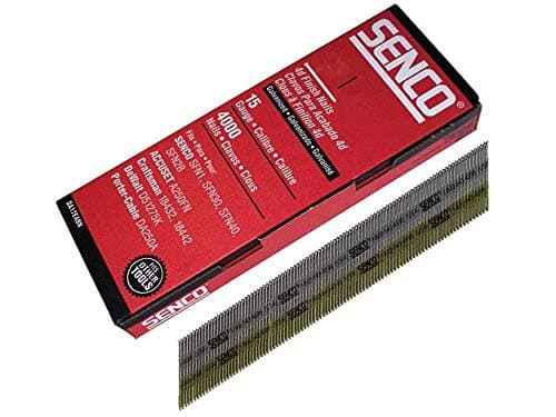 Image of Senco Chisel Smooth Brad Nails Galvanised 15G x 50mm (Pack 4000)