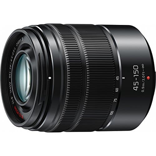 Image of Panasonic LUMIX G VARIO 45-150mm F4.0-5.6 ASPH Mirrorless Camera Lens with Optical Stabilizer, Micro Four Thirds Mount, H-FS45150AK (USA Black)