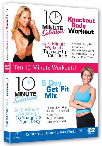 Image of 10 Minute Solution - Knockout Body Workout / Five Day Get Fit Mix [DVD] [2009]